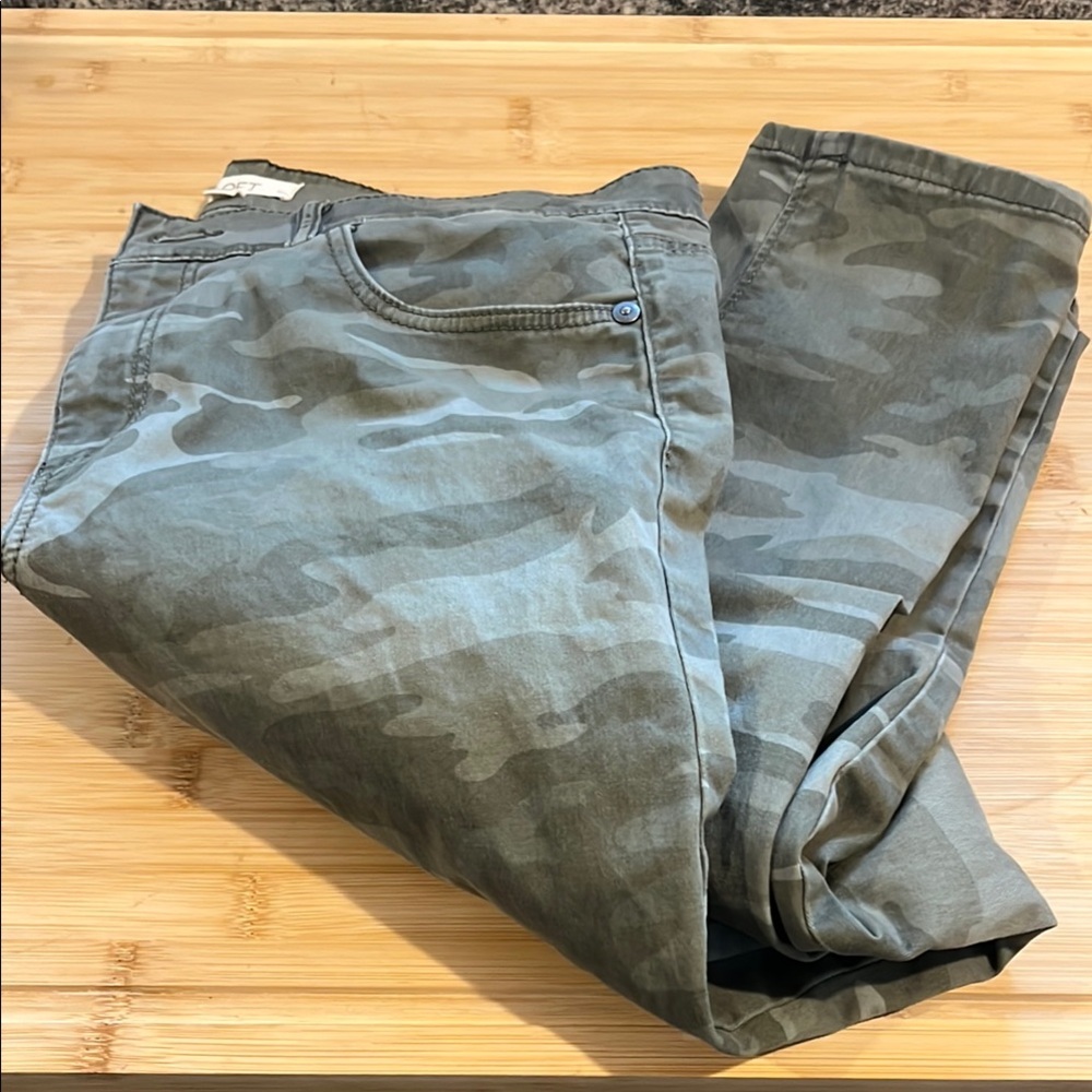 LOFT Women's Skinny Jeans - Camouflage